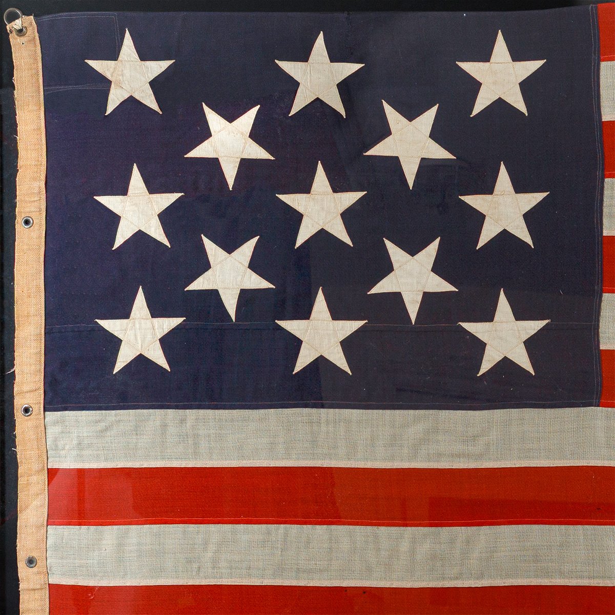 A Rare And Large Vintage US Naval Flag From USS New York.