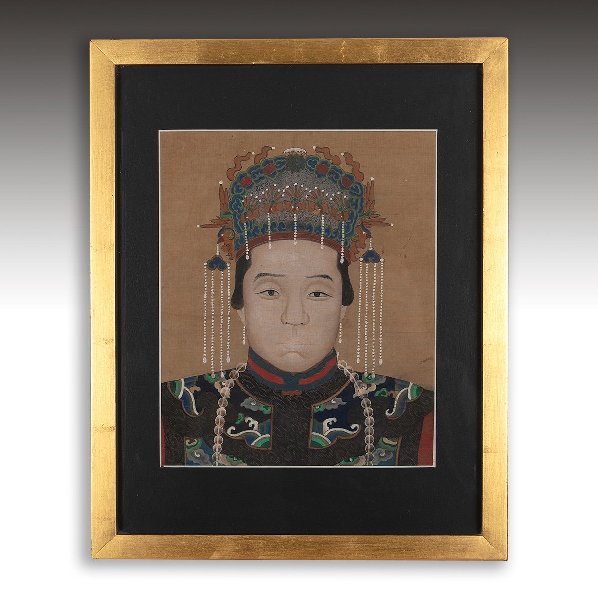 A Pair Of 19th Century Chinese Quing Period Ancestral Portraits