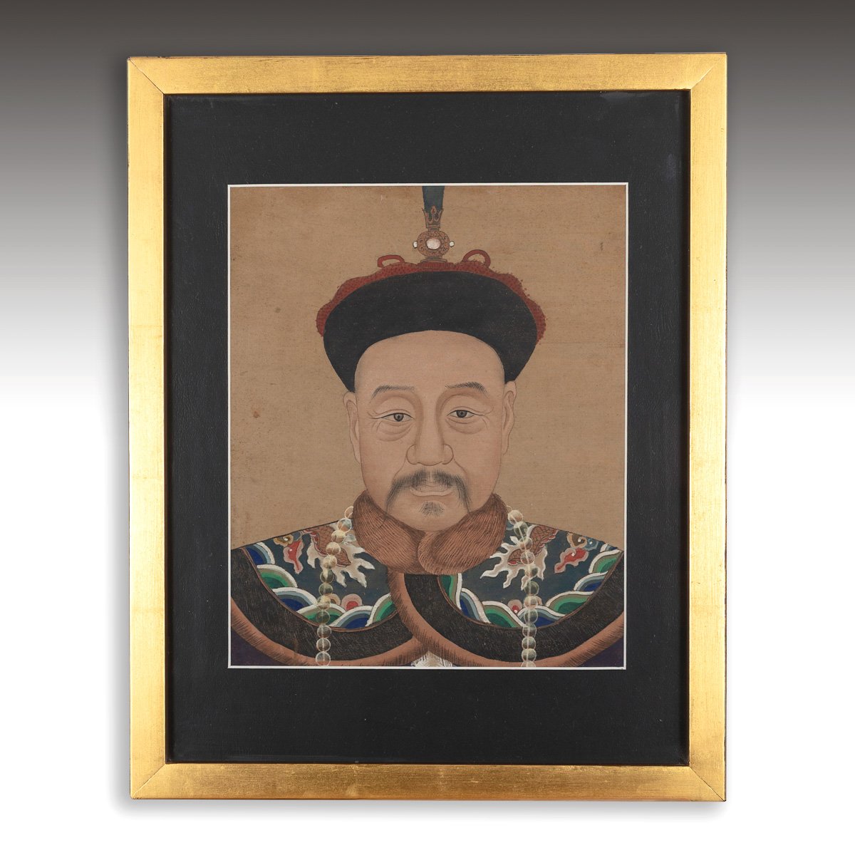 A Pair Of 19th Century Chinese Quing Period Ancestral Portraits